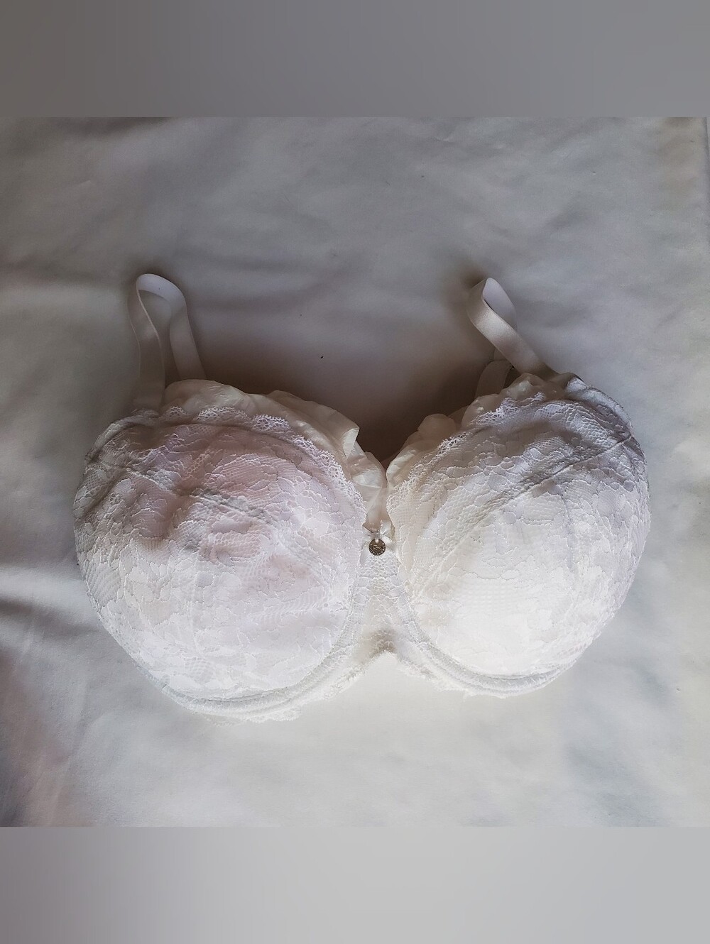 Boux Avenue White Lace Bra 34G 100008